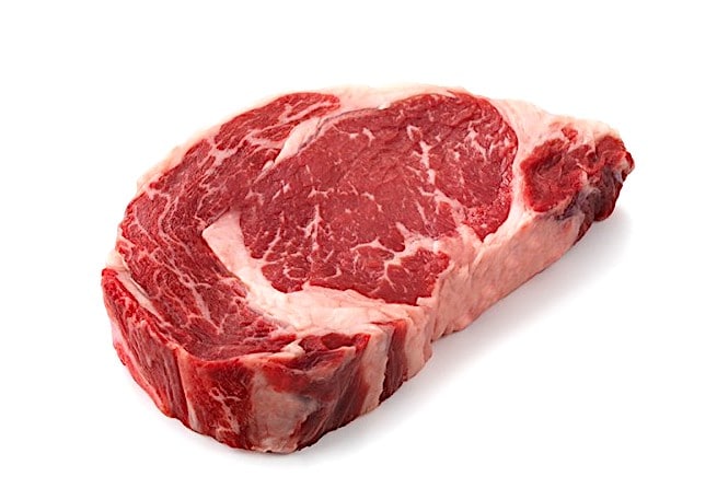 Ribeye steak grain fed