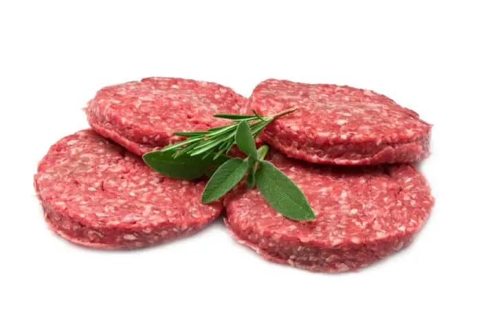 Productfoto Hamburger Black Angus 190 g.