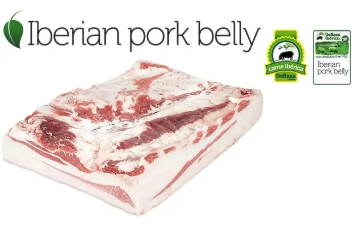 Productfoto Iberico buikspek zonder zwoerd 2800 g.