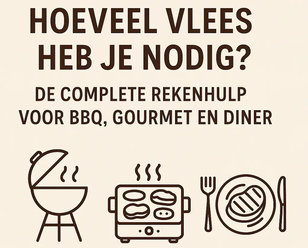 Hoeveel Vlees Heb Je Nodig? De Complete Rekenhulp voor BBQ, Gourmet en Diner