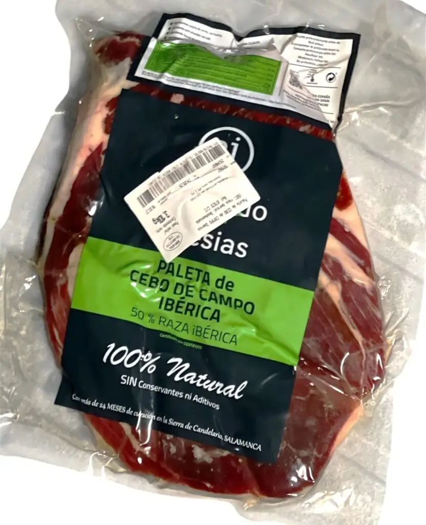 Productfoto Paleta de Cebo de Campo Ibérica – 50% Ibérico Schouderham