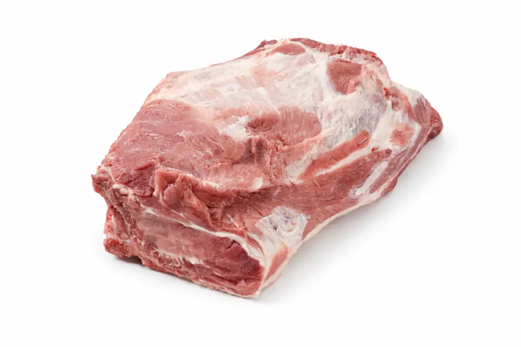 Productfoto Duroc Boston Butt Half – Heyde Hoeve 2300-2400 g.